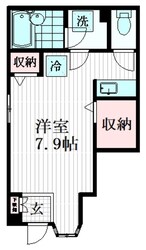 ピースコート池袋の物件間取画像